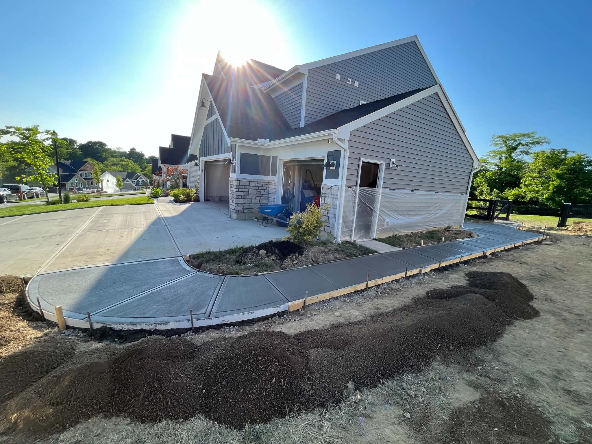 Concrete flatwork by Donathan Designs